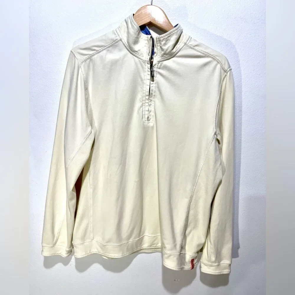 Tommy Bahama Sweatshirt beige beach Resort Wear men’s L